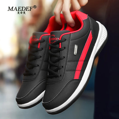Casual Men’s Waterproof Leather Sneakers