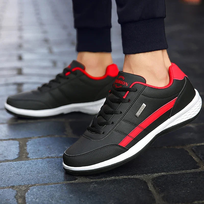 Casual Men’s Waterproof Leather Sneakers